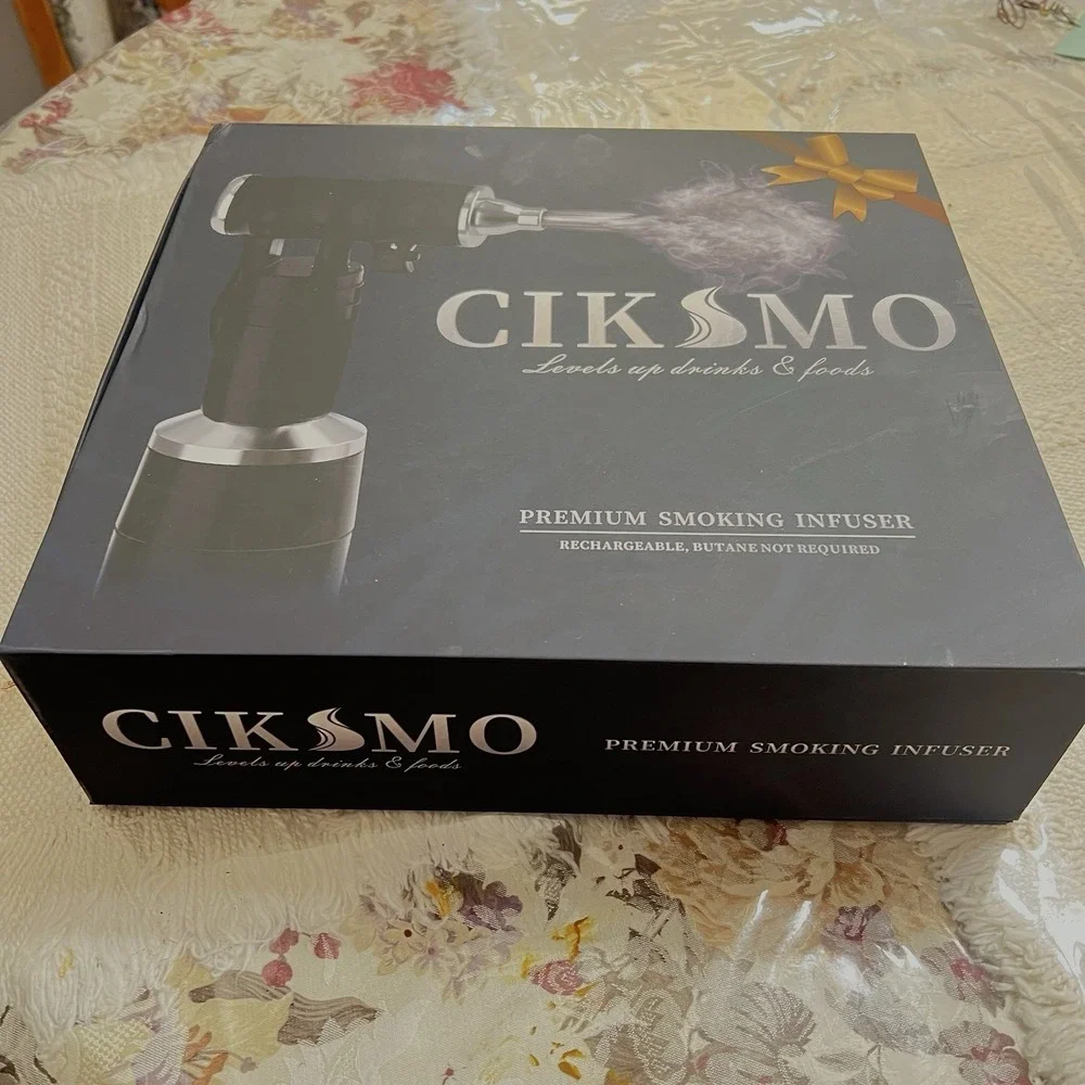 CIKSMO Electric Cocktail Smoker Kit Complete All Canasters Full. For all alcohol